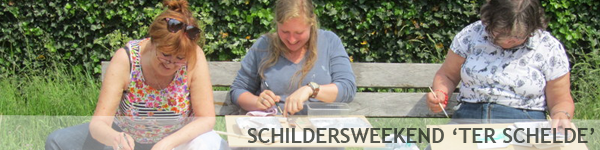 Banner schildersweekend