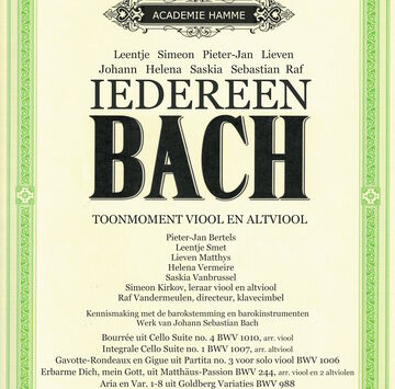 Concert - Iedereen Bach
